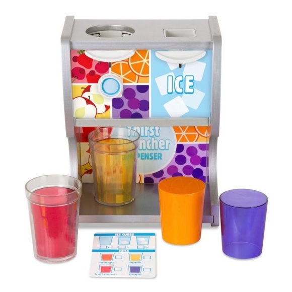Melissa & Doug Thirst Quencher Wooden Drink Dispenser Pretend Play Set - Picture 2 of 12